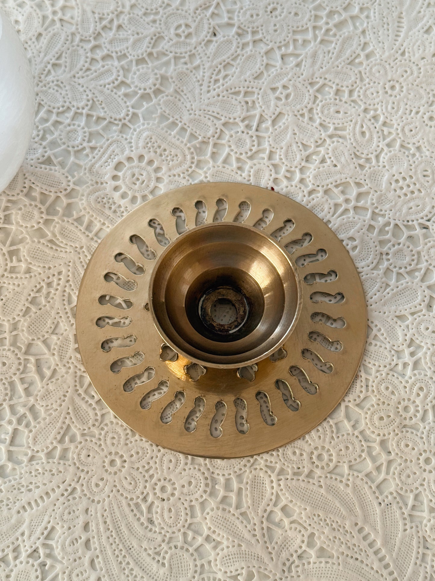 Vintage Brass Candlestick Holder