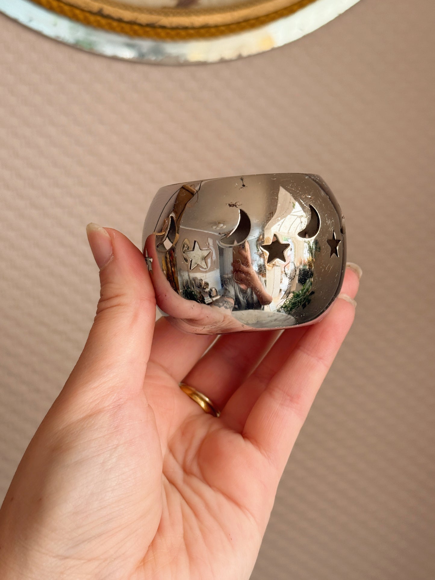 Vintage Celestial Tealight Holder