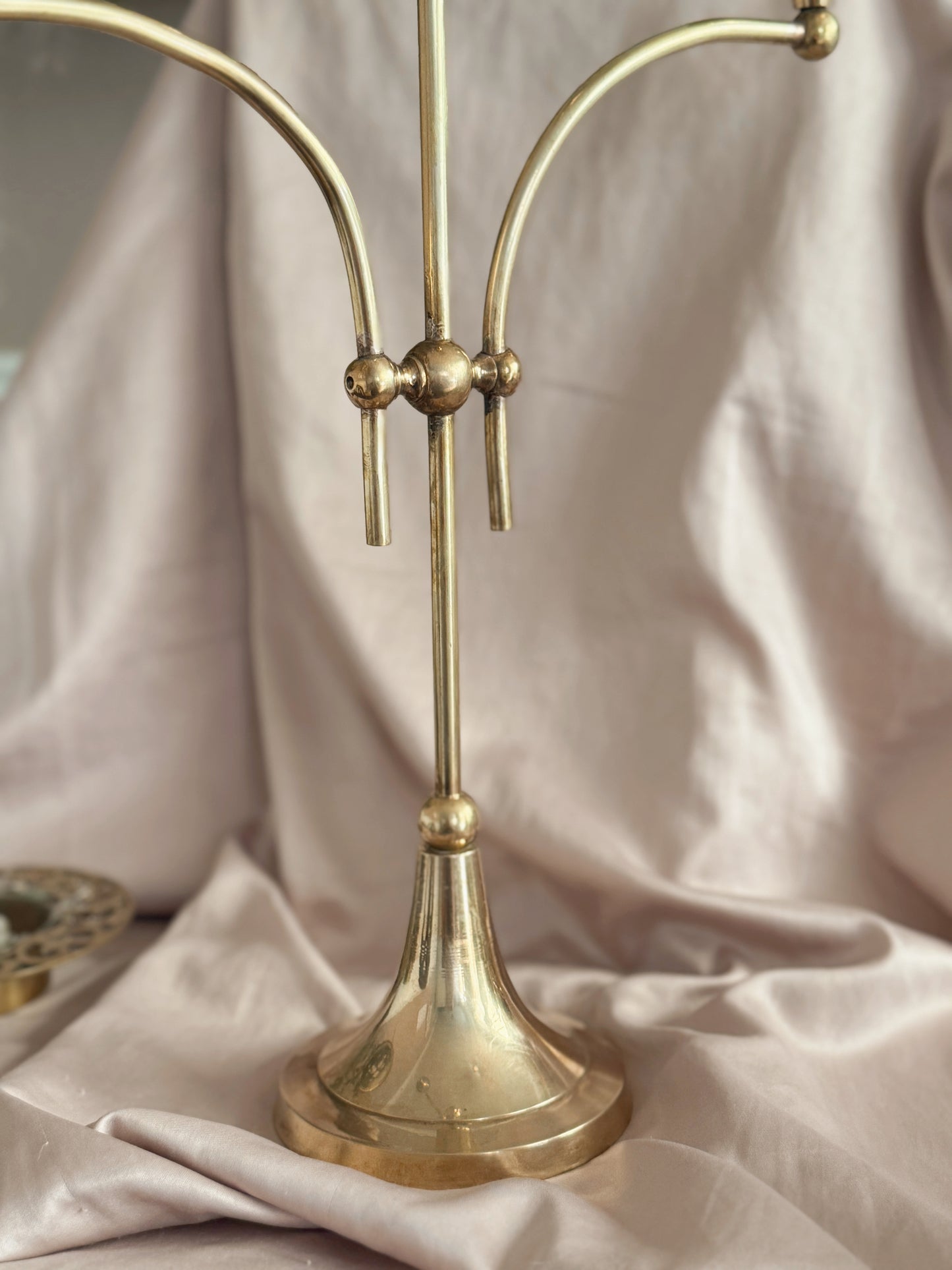 Vintage Large Brass Candelabra (UK ONLY)