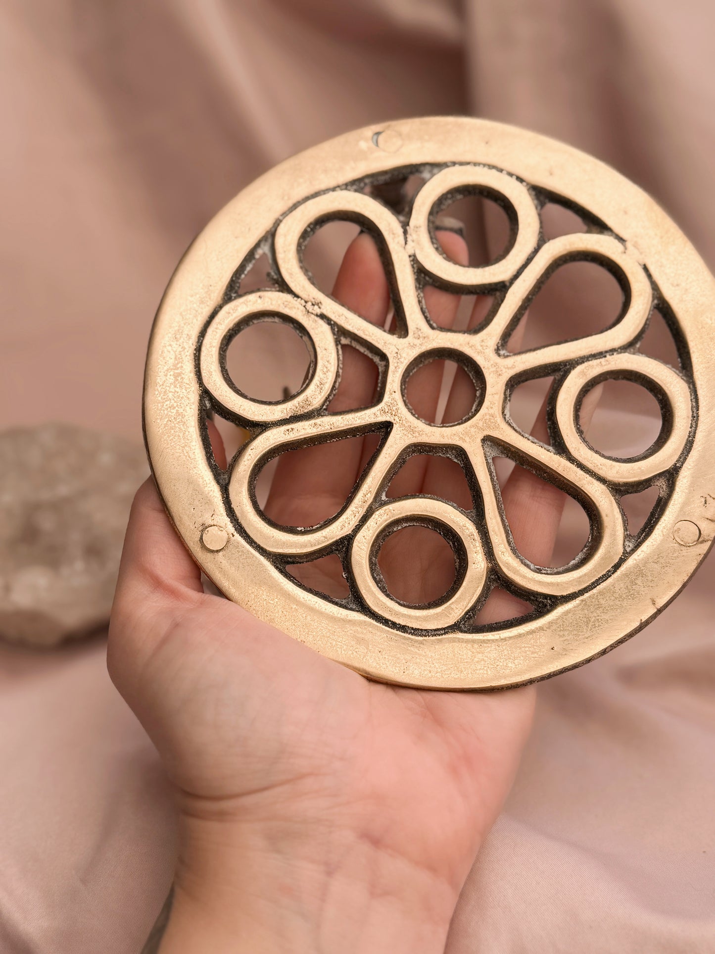 Vintage Brass Trivet Stand