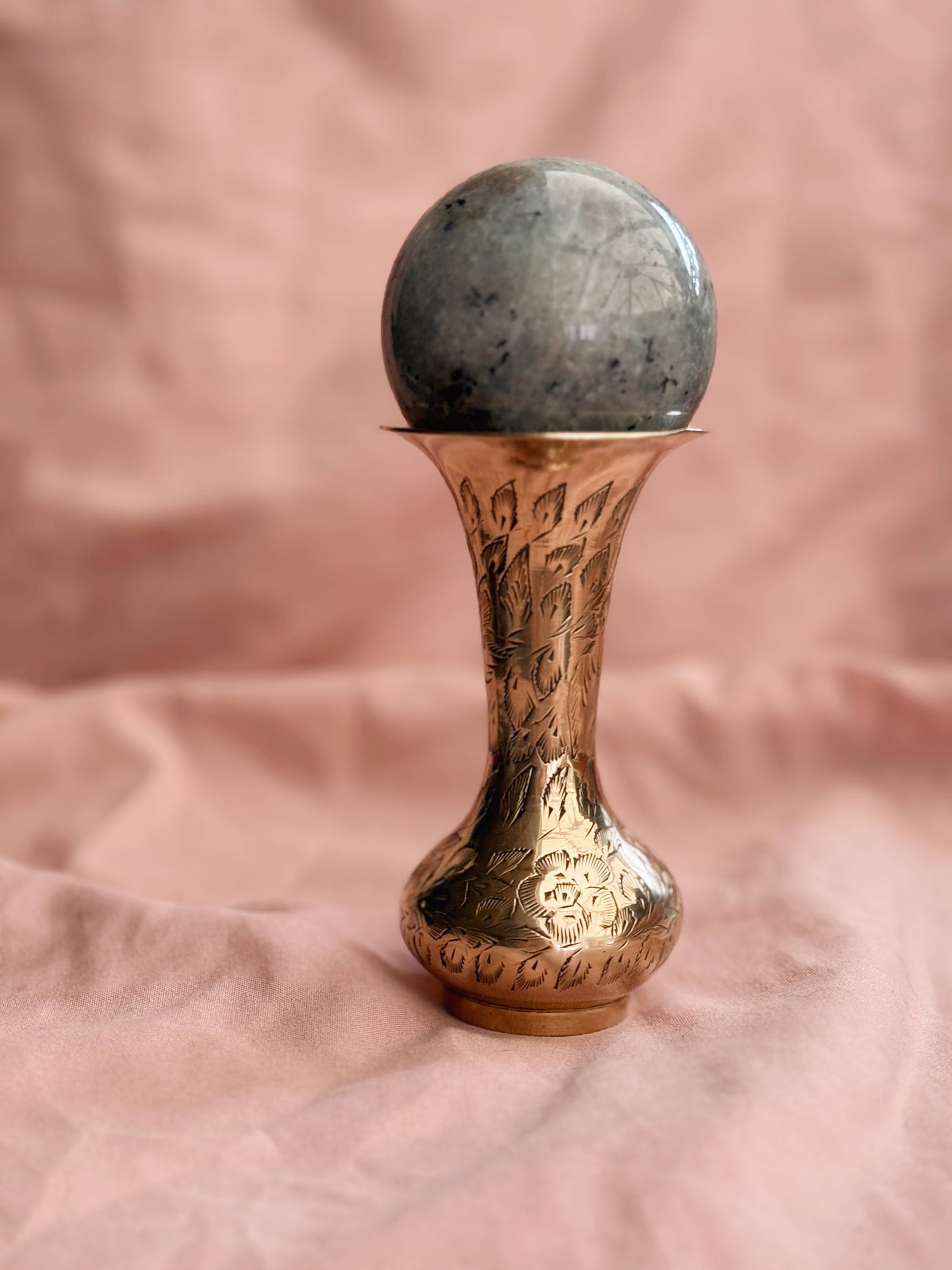 Vintage Brass Bud Vase