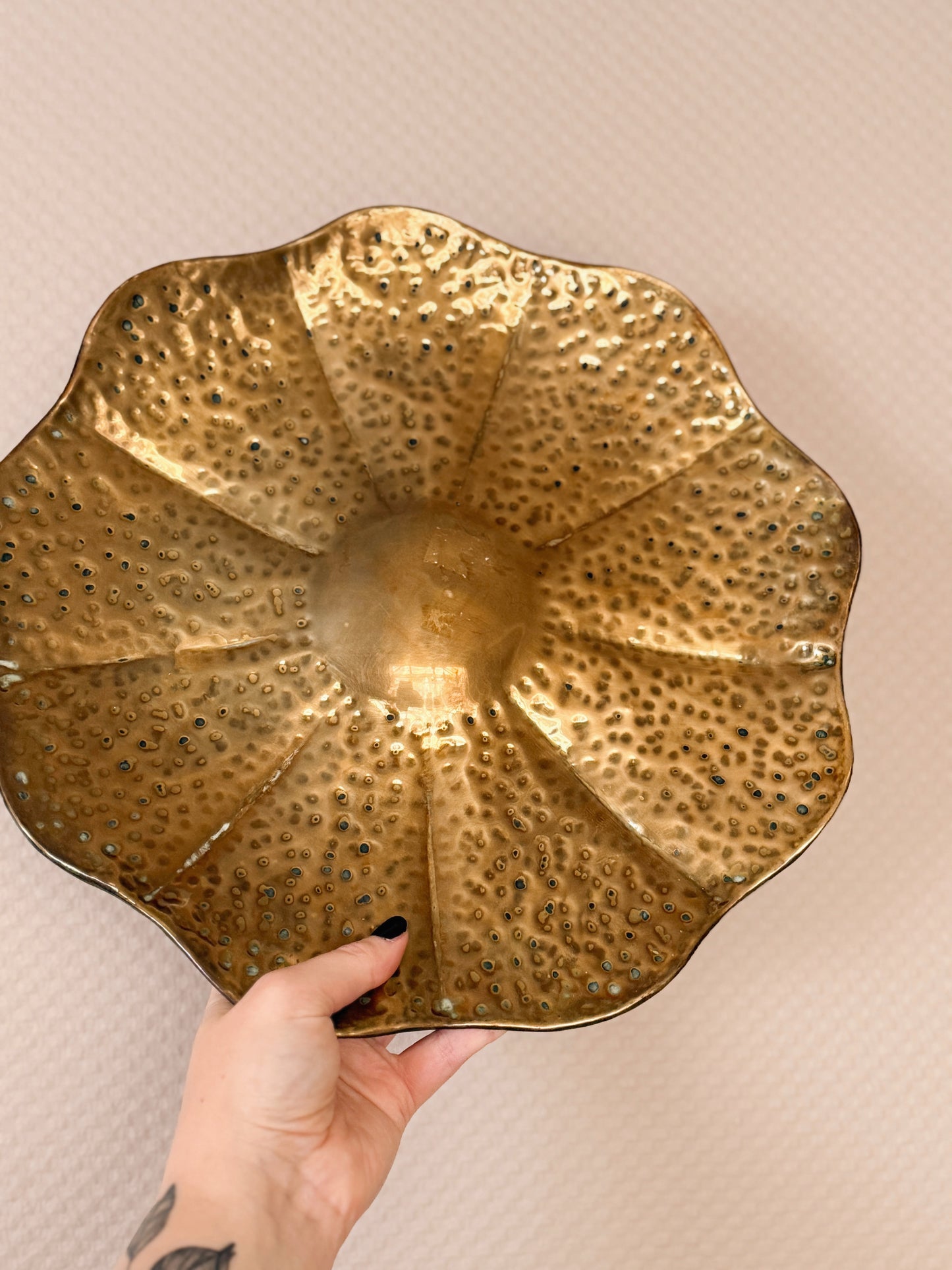 Vintage Brass Daisy Tray Spell Plate (UK ONLY)