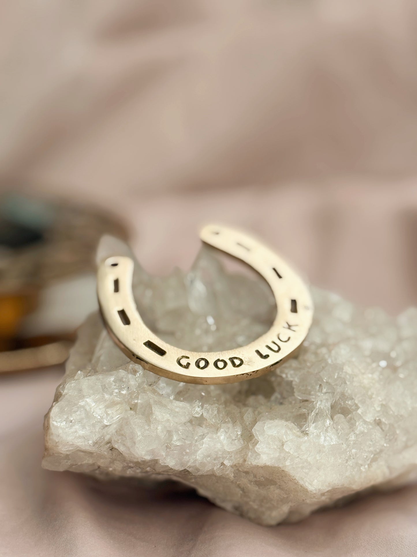 Vintage Brass Good Luck Horseshoe