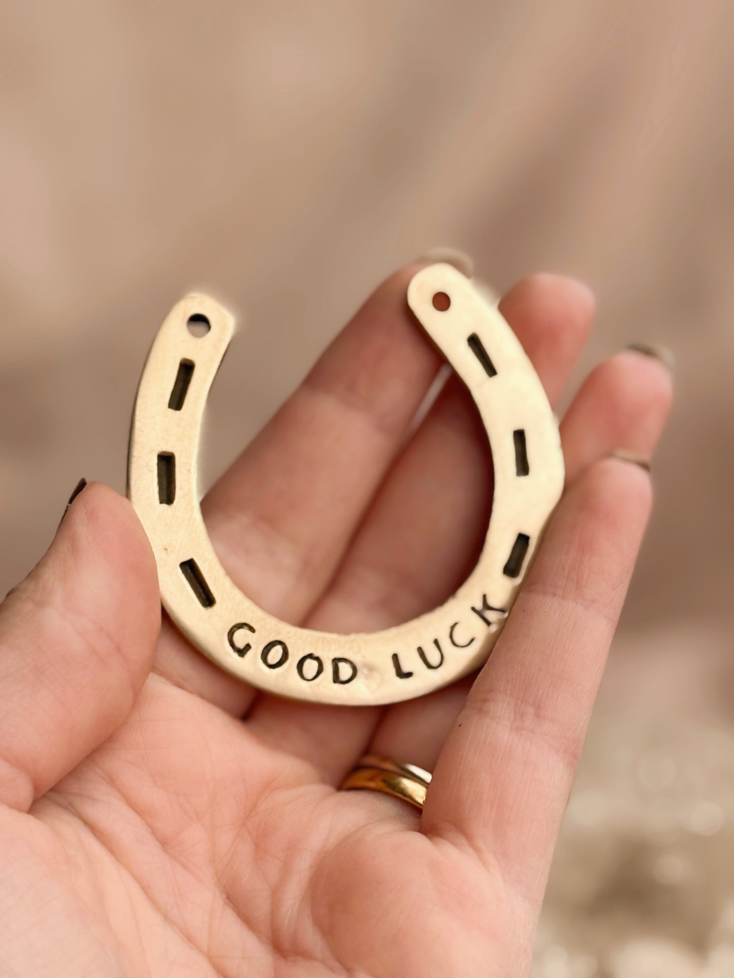 Vintage Brass Good Luck Horseshoe