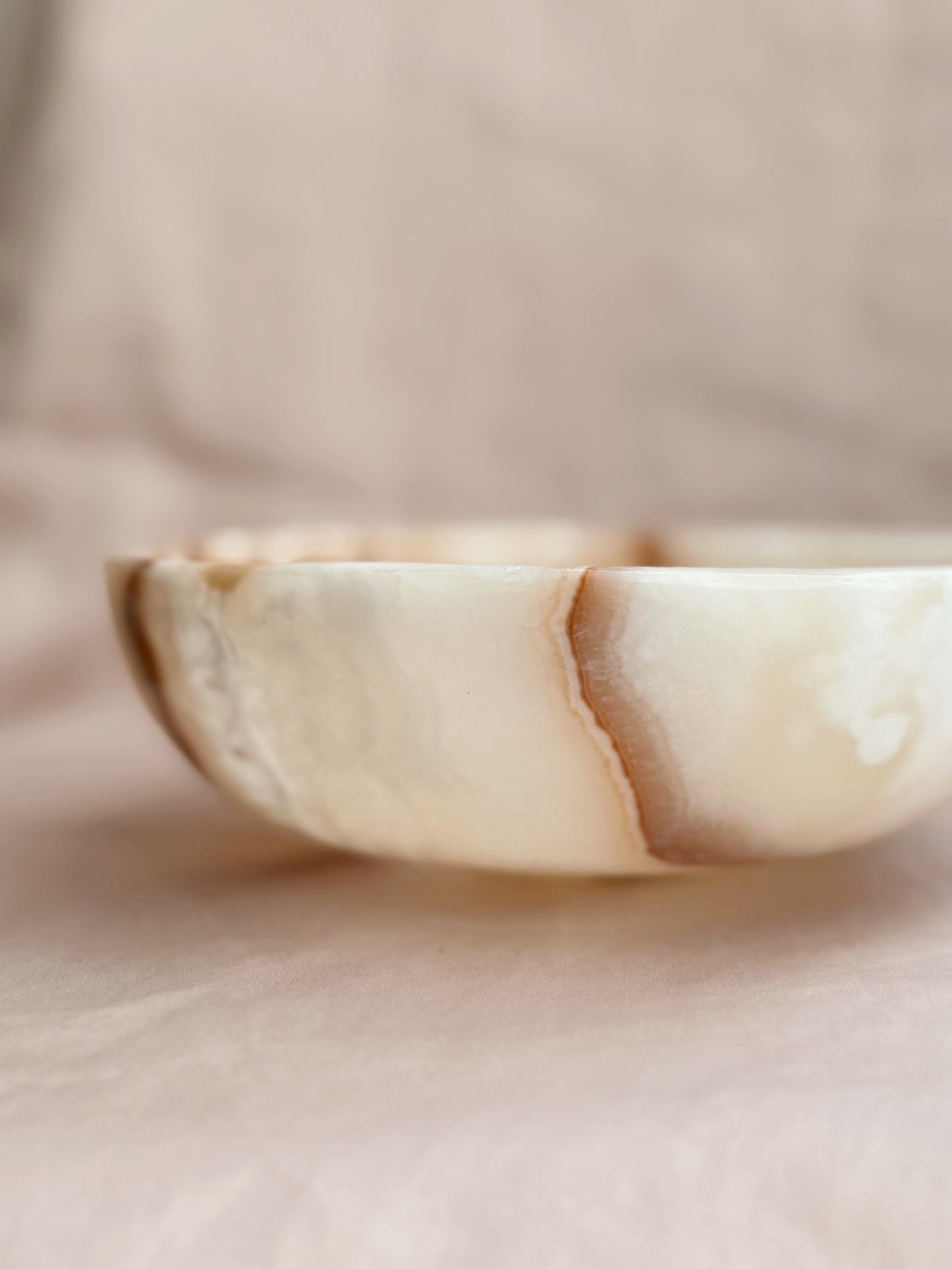 Vintage Onyx Trinket Bowl