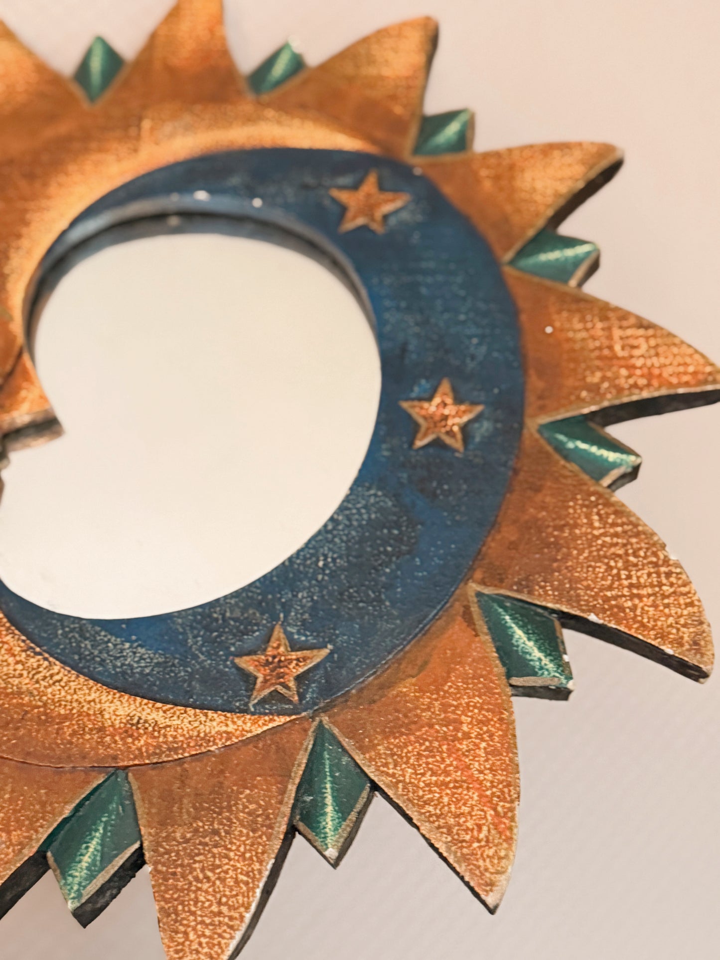 Vintage Moon + Sun Wall Mirror (UK ONLY)