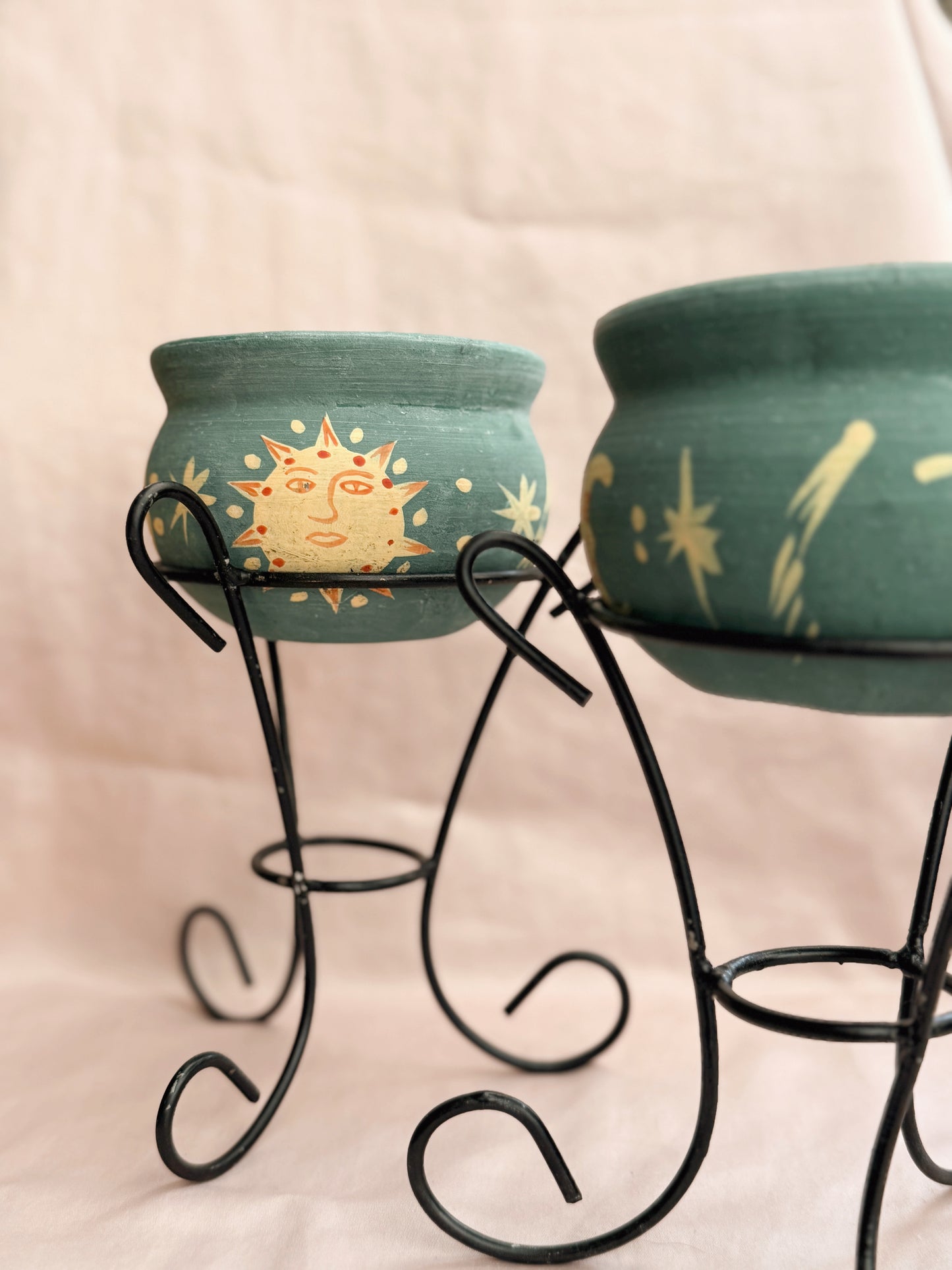 Vintage Celestial Pot Holders