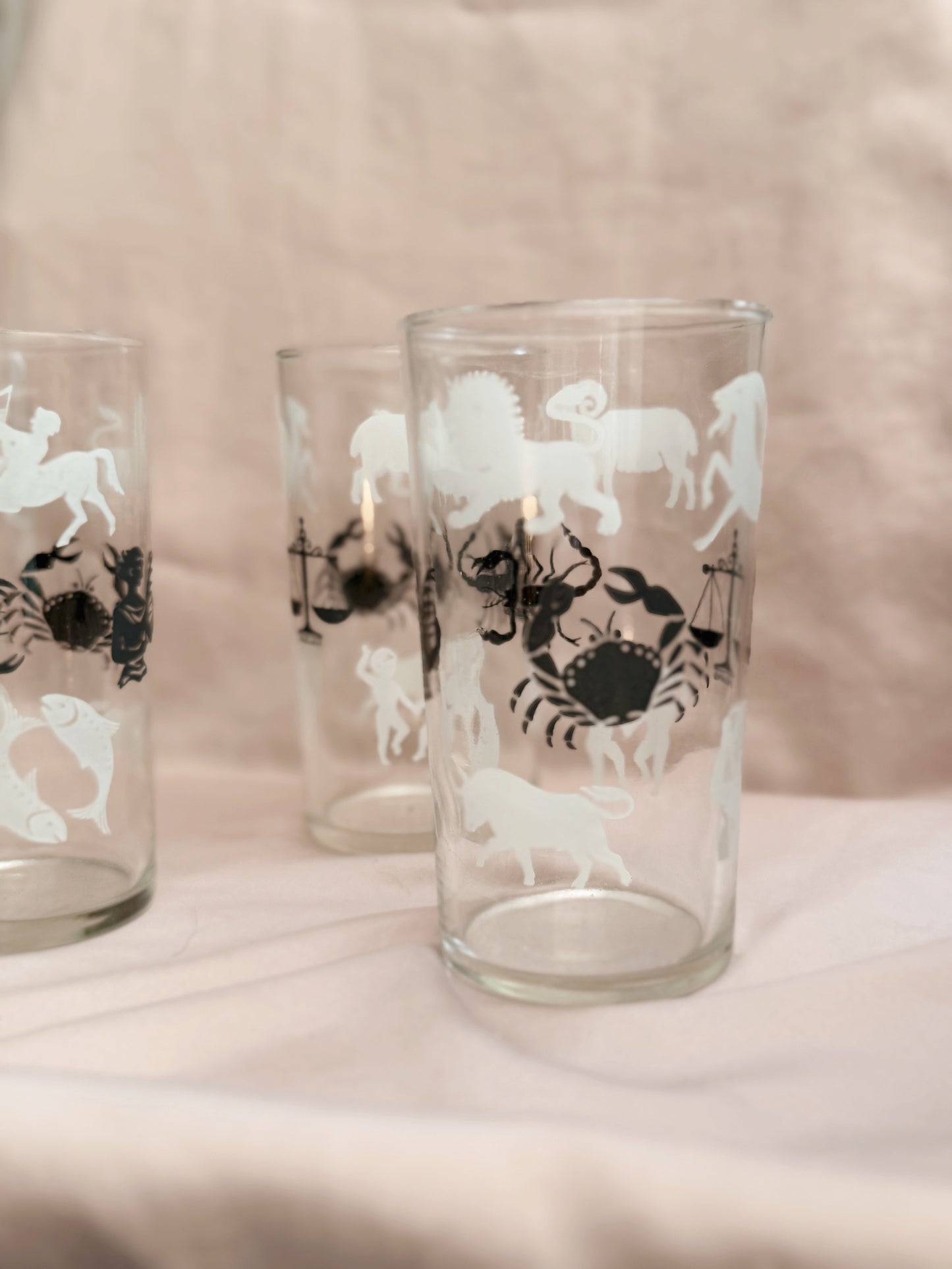 Vintage Zodiac Glasses (UK ONLY)