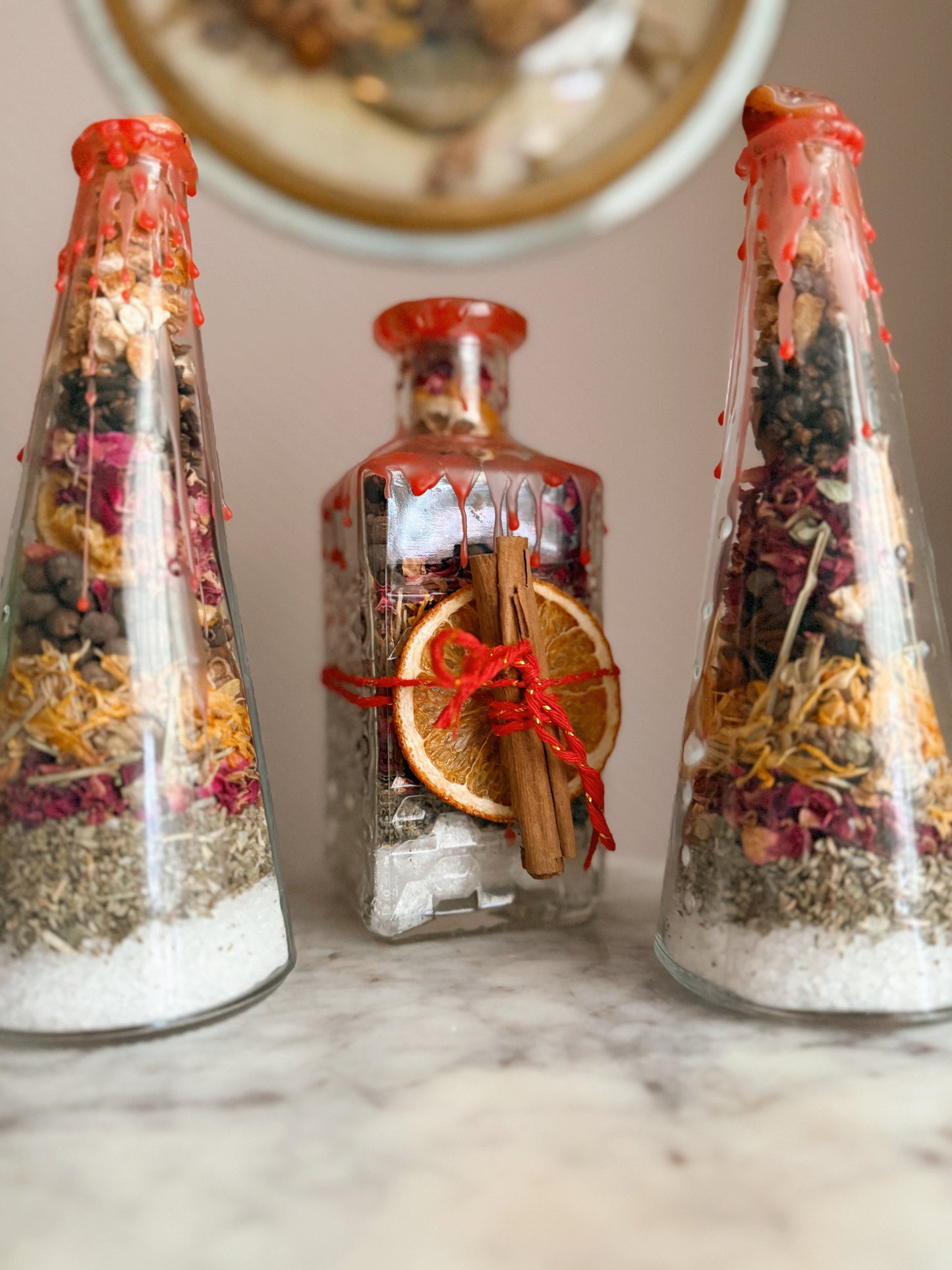 Yule Blessings Spell Jar