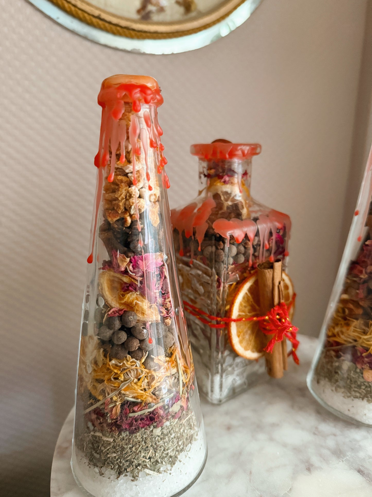Yule Blessings Spell Jar