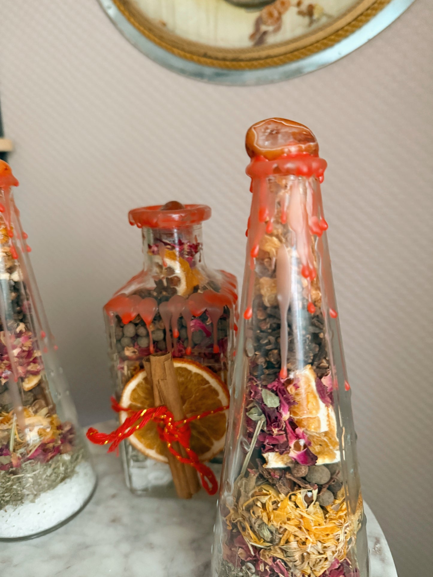 Yule Blessings Spell Jar