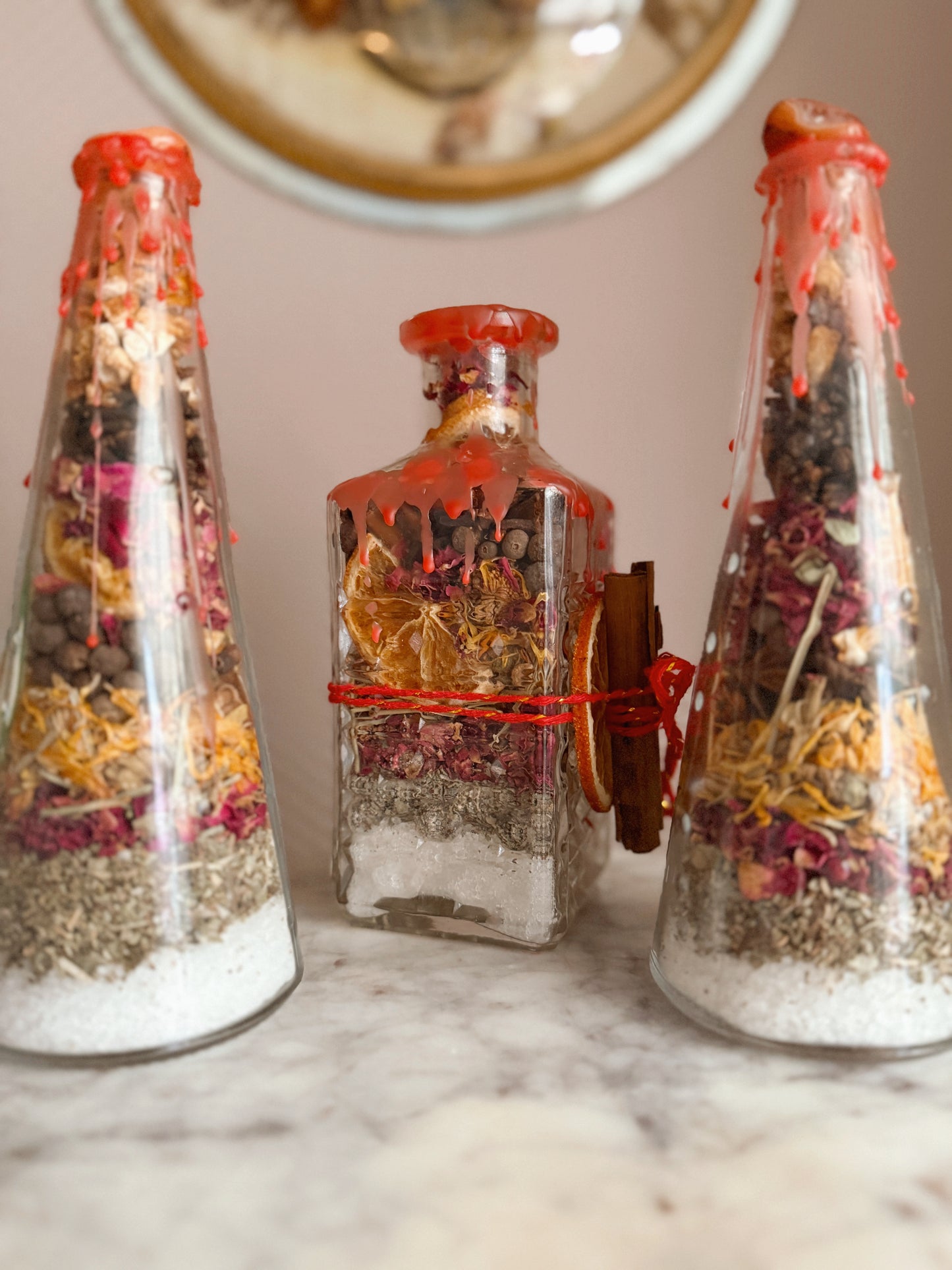 Yule Blessings Spell Jar