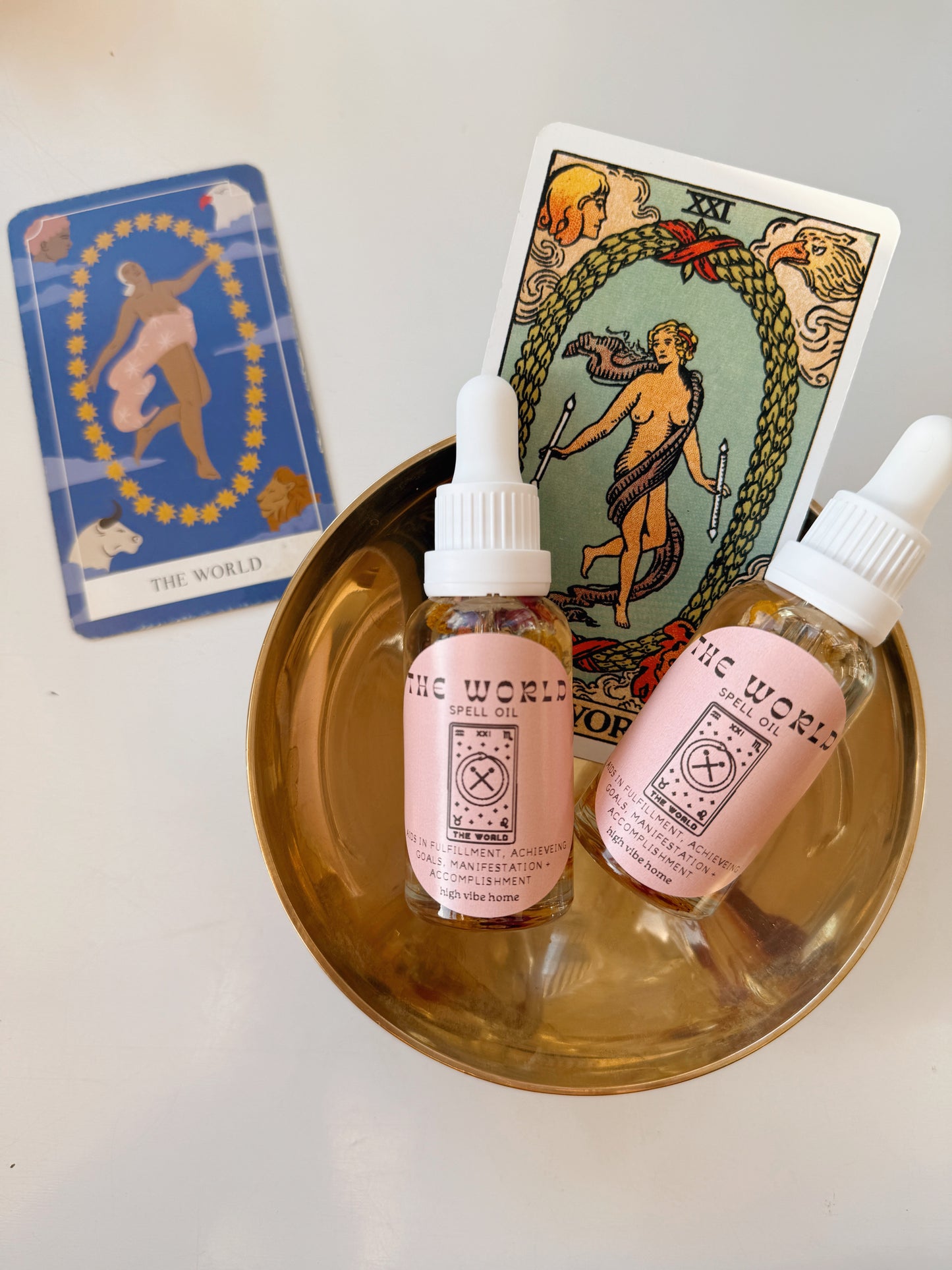 The World Tarot Spell Oil