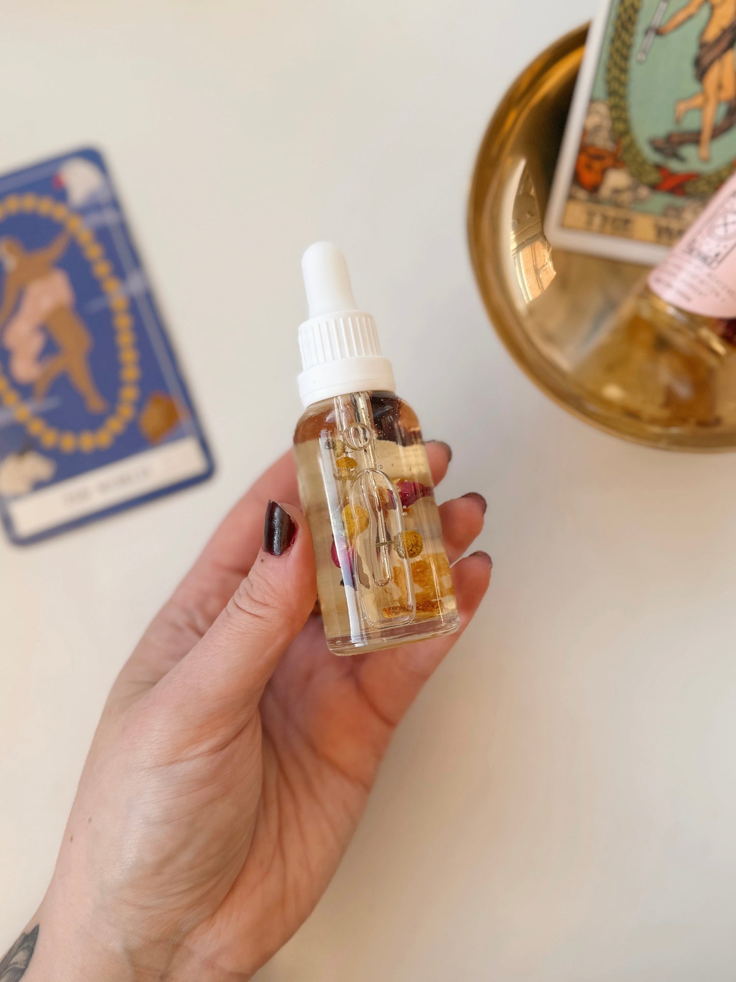 The World Tarot Spell Oil