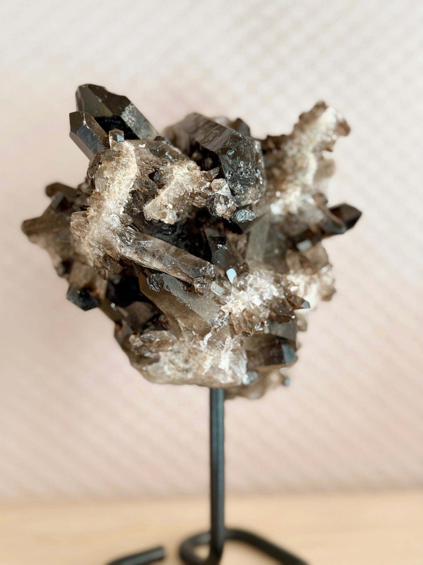 Large Smoky Quartz Cluster