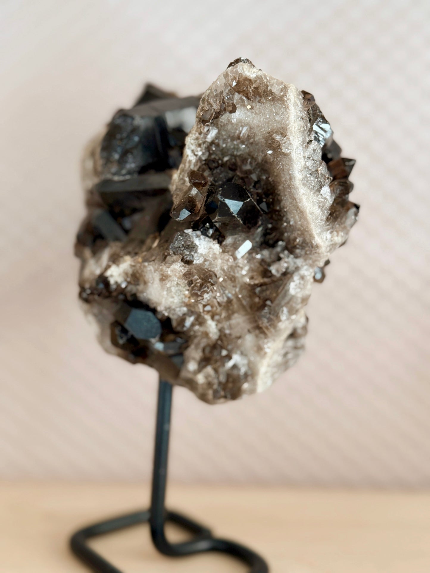 Large Smoky Quartz Cluster