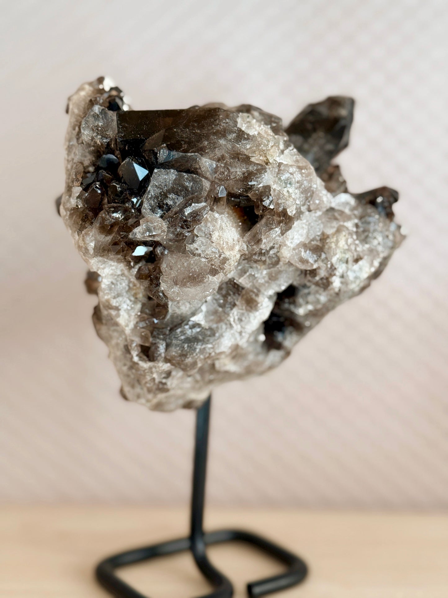 Large Smoky Quartz Cluster