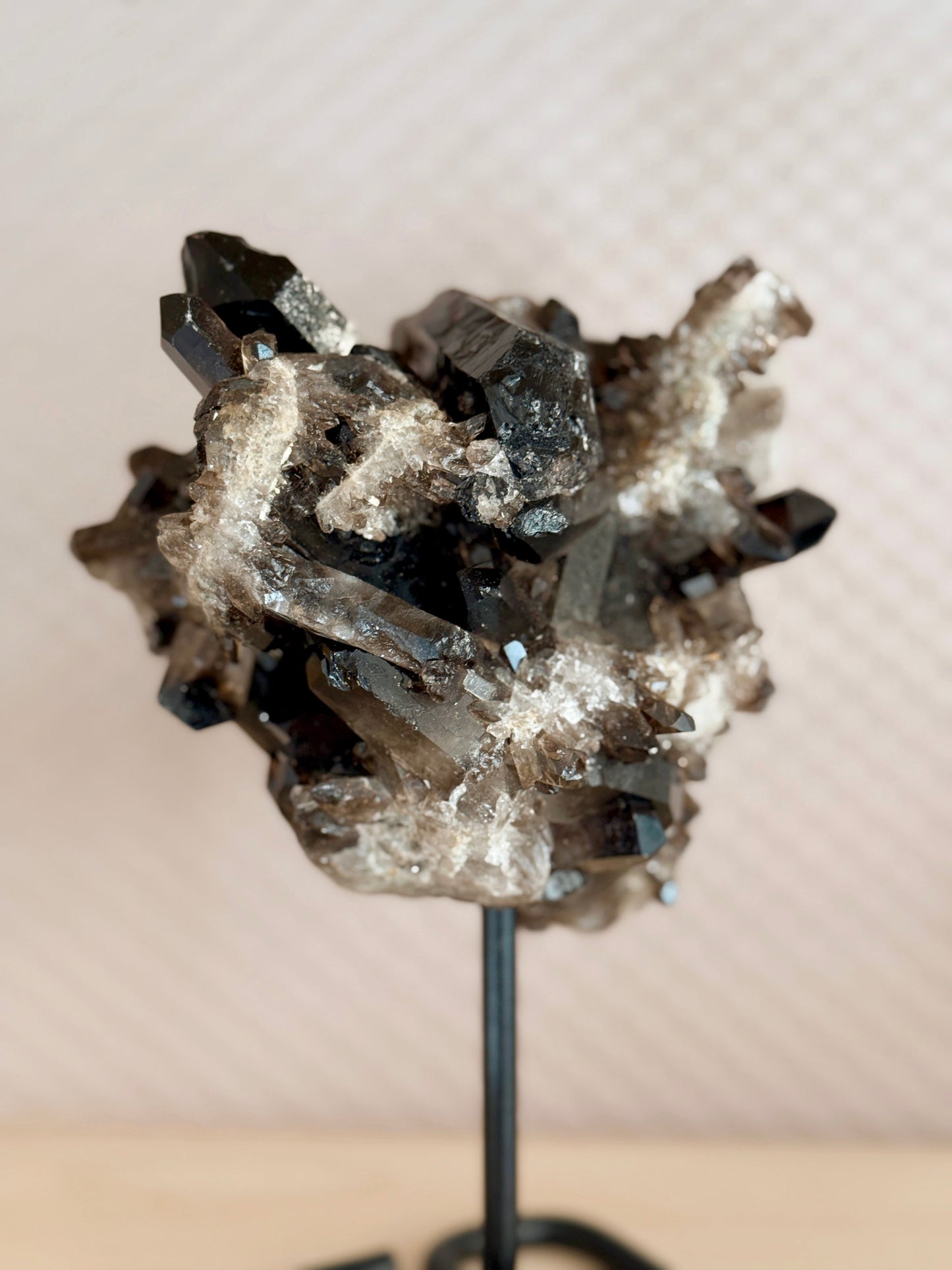 Large Smoky Quartz Cluster