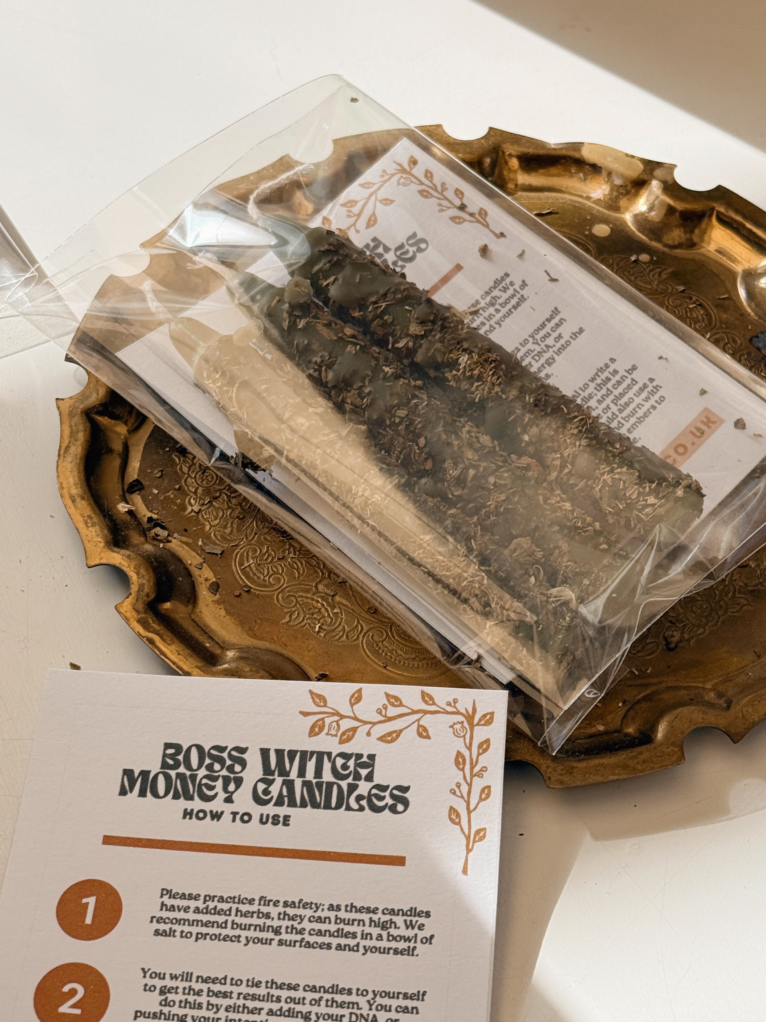 Boss Witch Prosperity Spell Candles