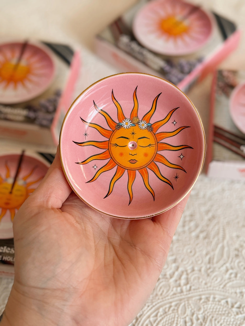The Sun Celestial Incense Holder