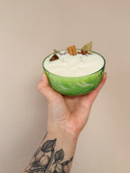 Money Manifestation Spell Candle | Vintage Glass