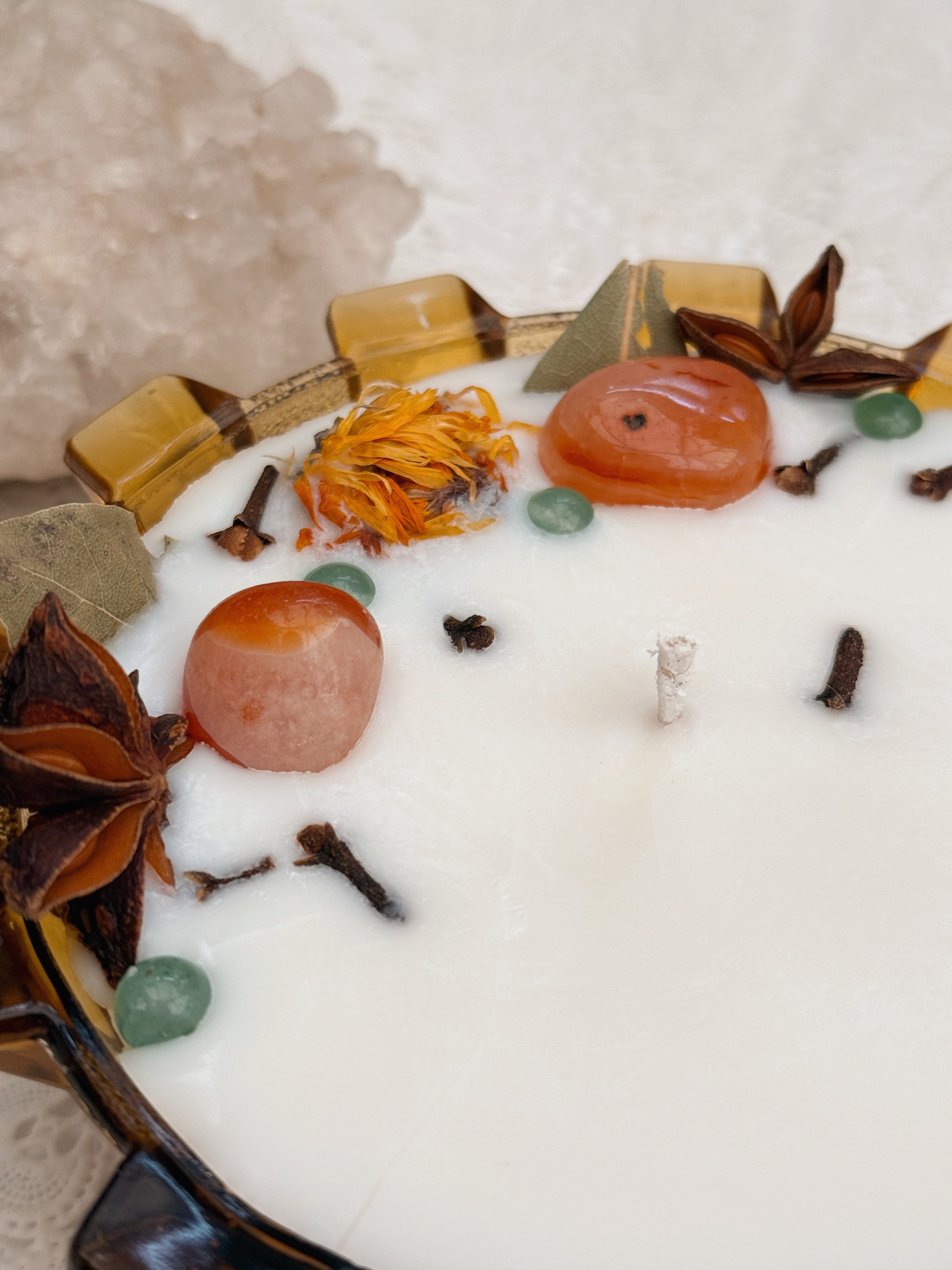 Success Spell Candle | Vintage Glass