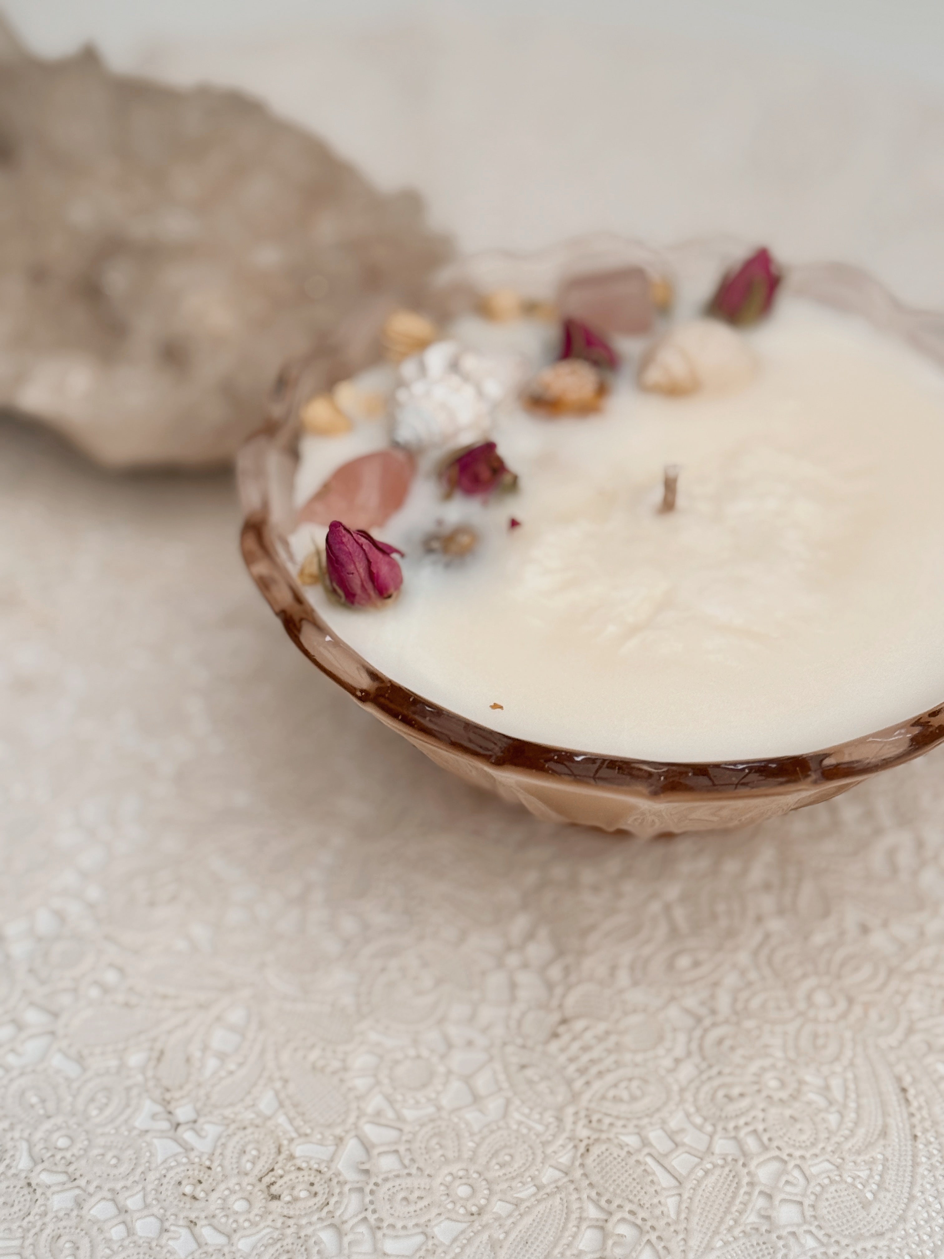 Self Love Spell Candle | Vintage Glass