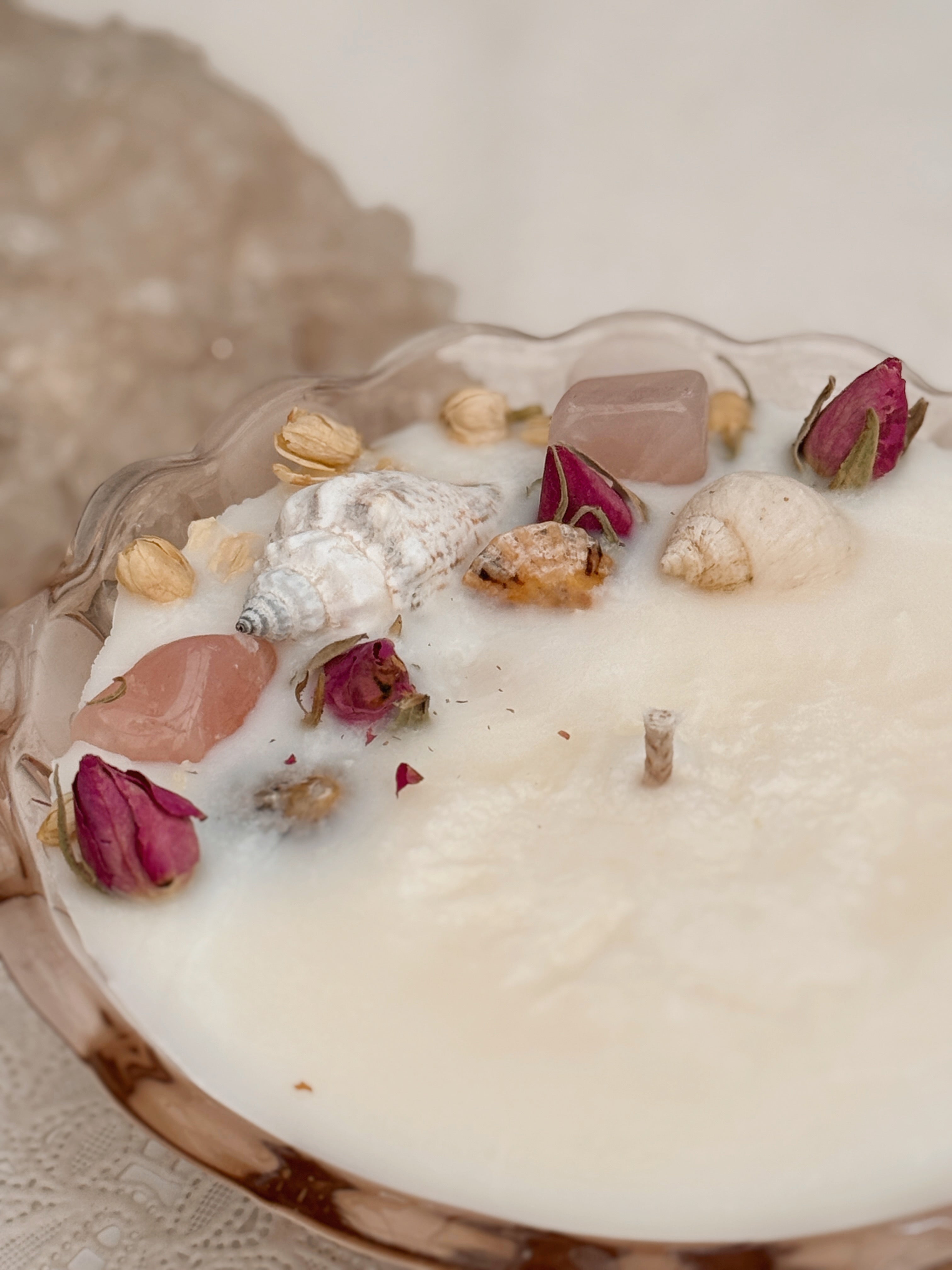 Self Love Spell Candle | Vintage Glass