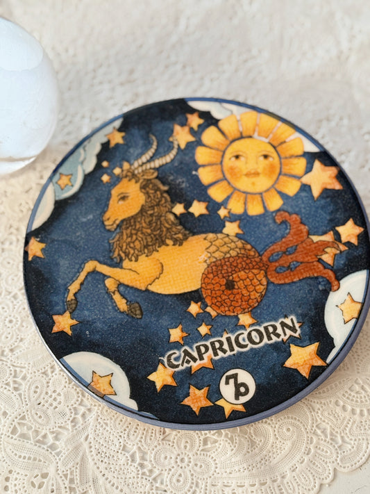 Vintage Capricorn Plate