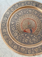Vintage Brass Peacock Tray | Spell Plate (UK ONLY)