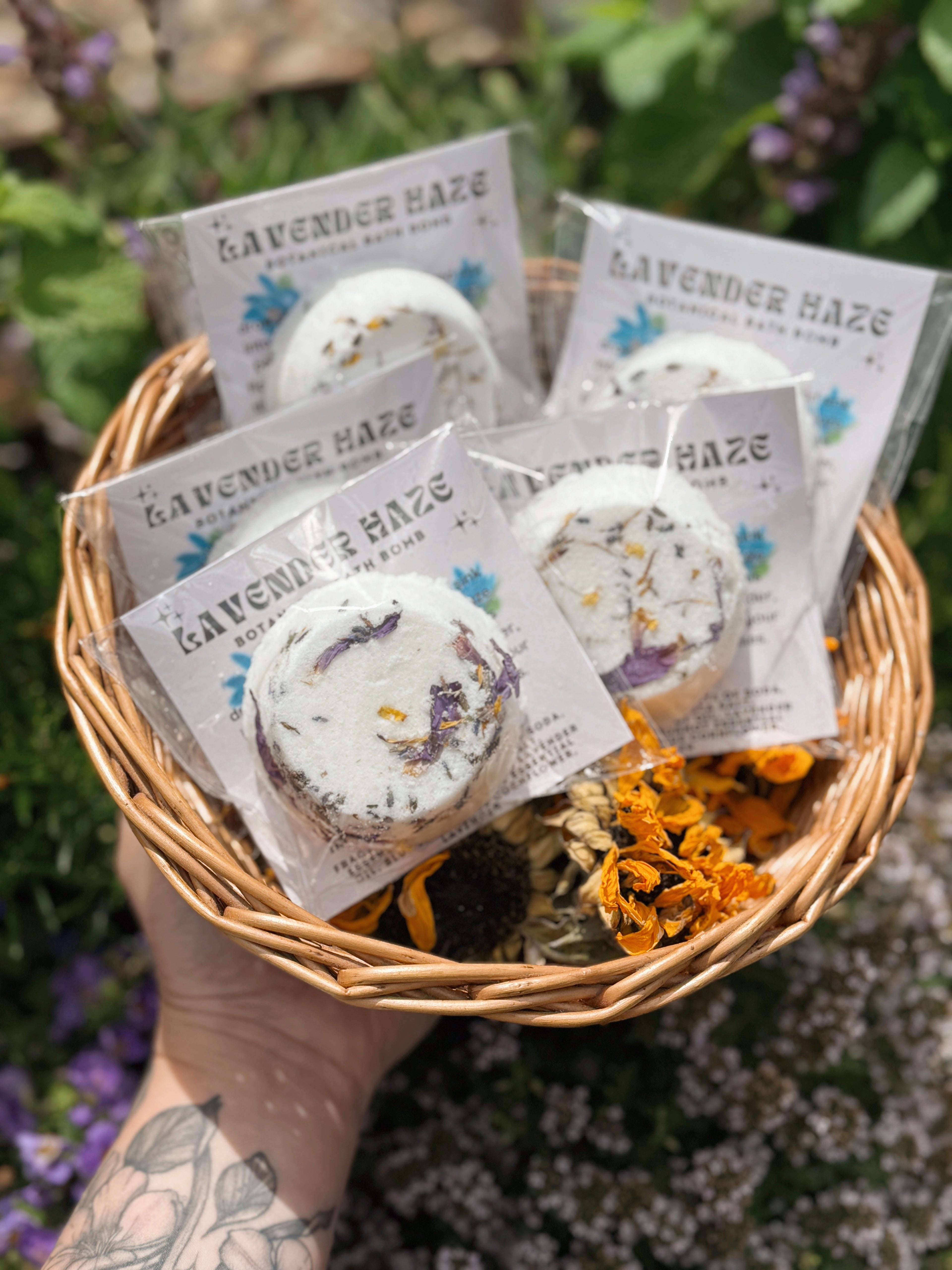 Lavender Haze Botanical Bath Bomb
