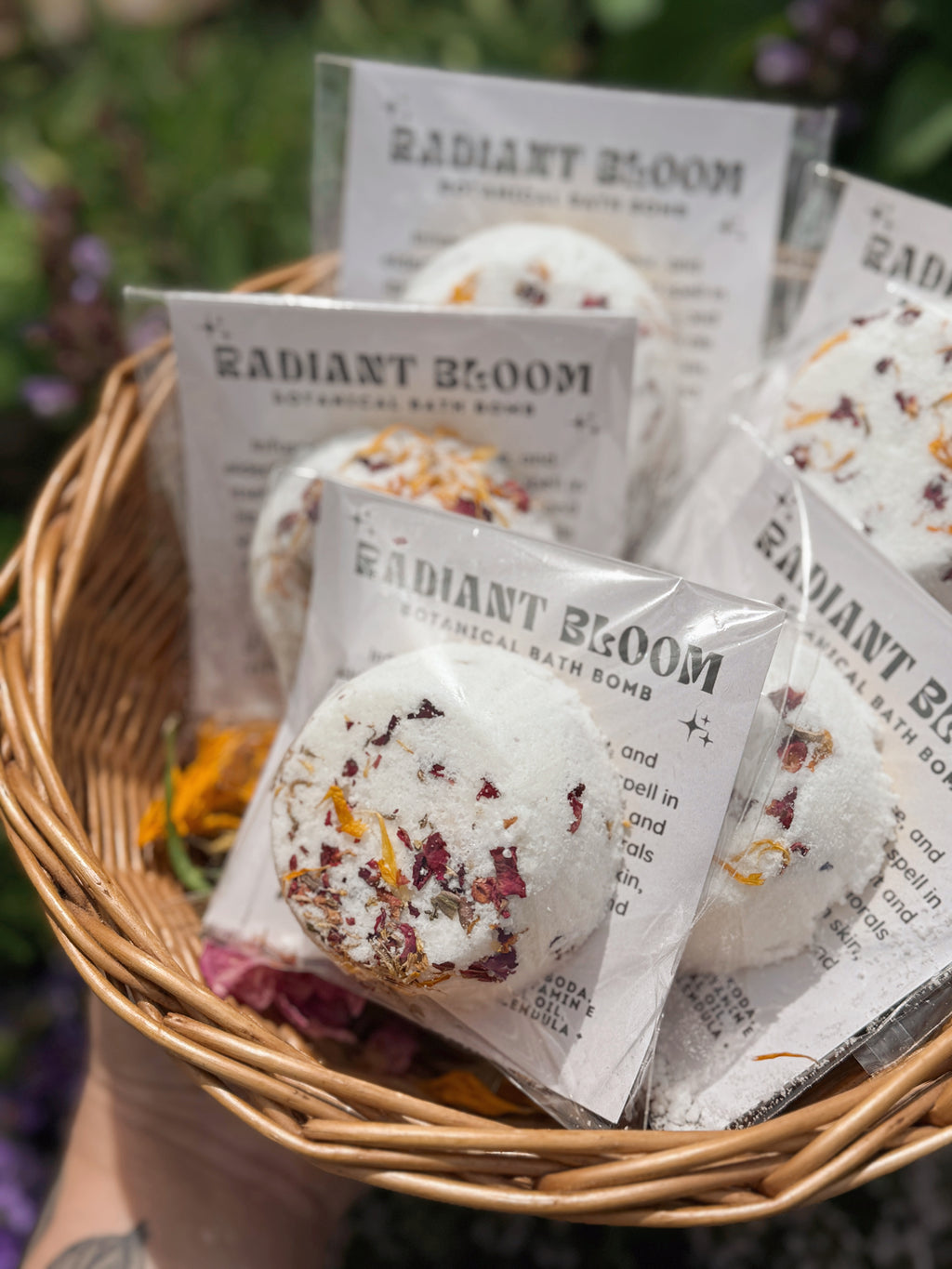 Radiant Bloom Botanical Bath Bomb