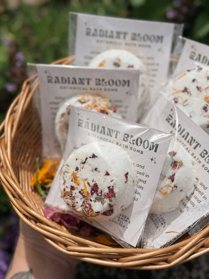 Radiant Bloom Botanical Bath Bomb