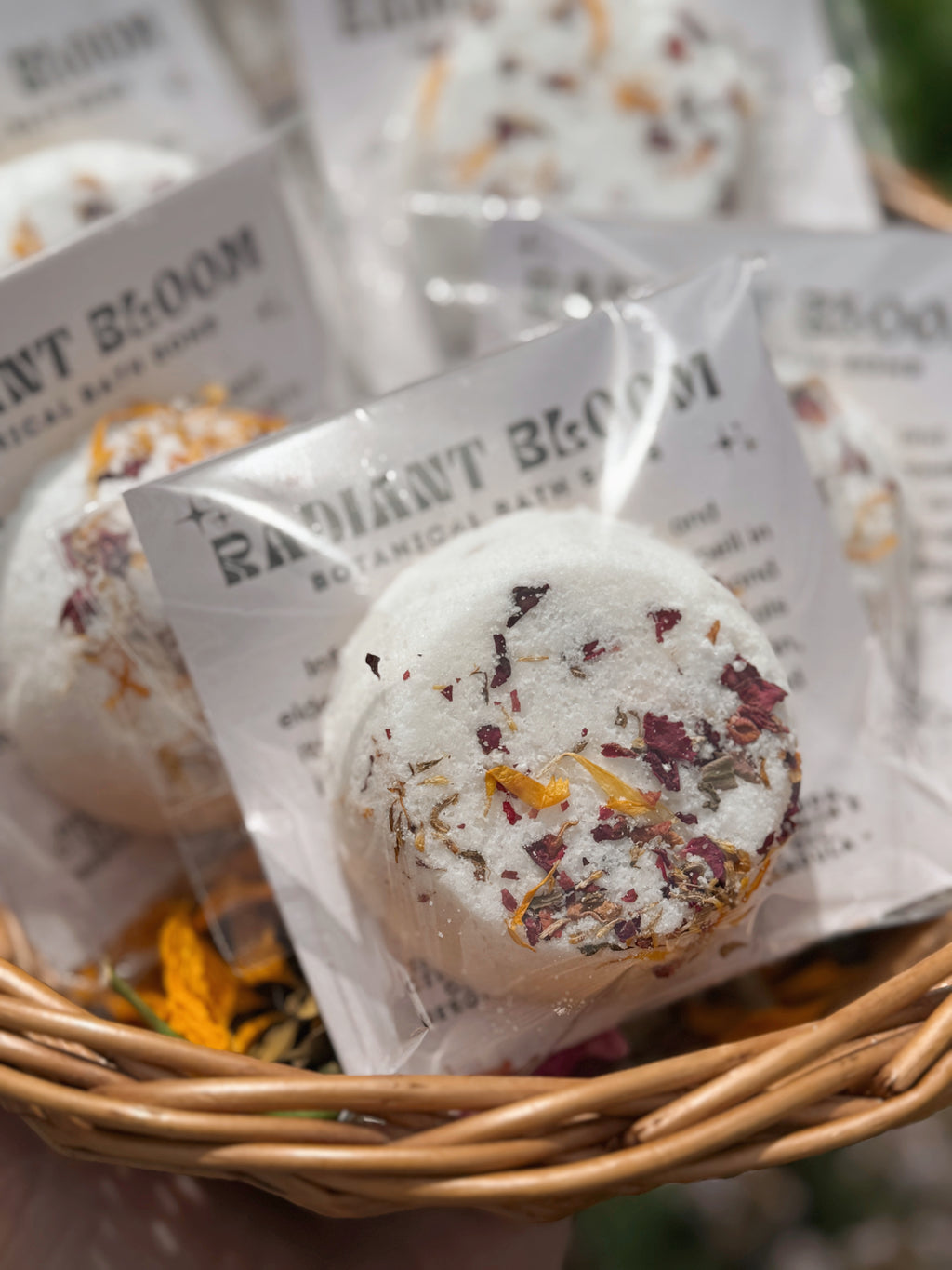 Radiant Bloom Botanical Bath Bomb