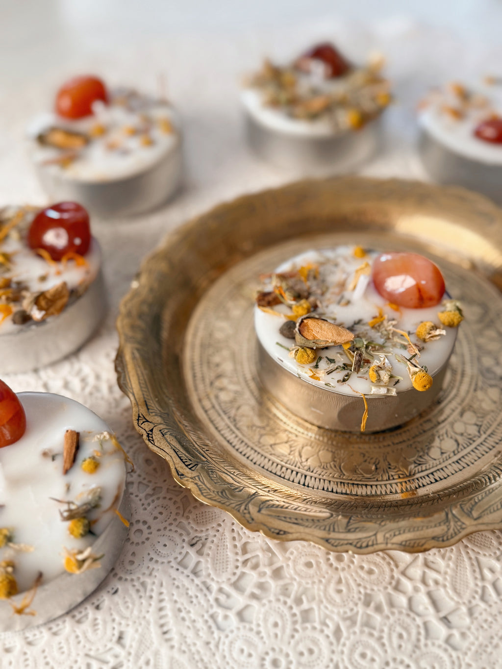 Summer Solstice Tealight Spell Candle