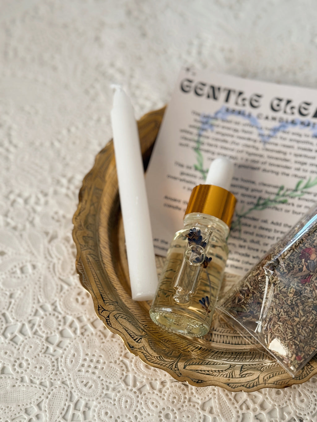 Gentle Cleansing Spell Candle Kit