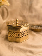 Vintage Brass Trinket Box