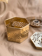Vintage Brass Trinket Box