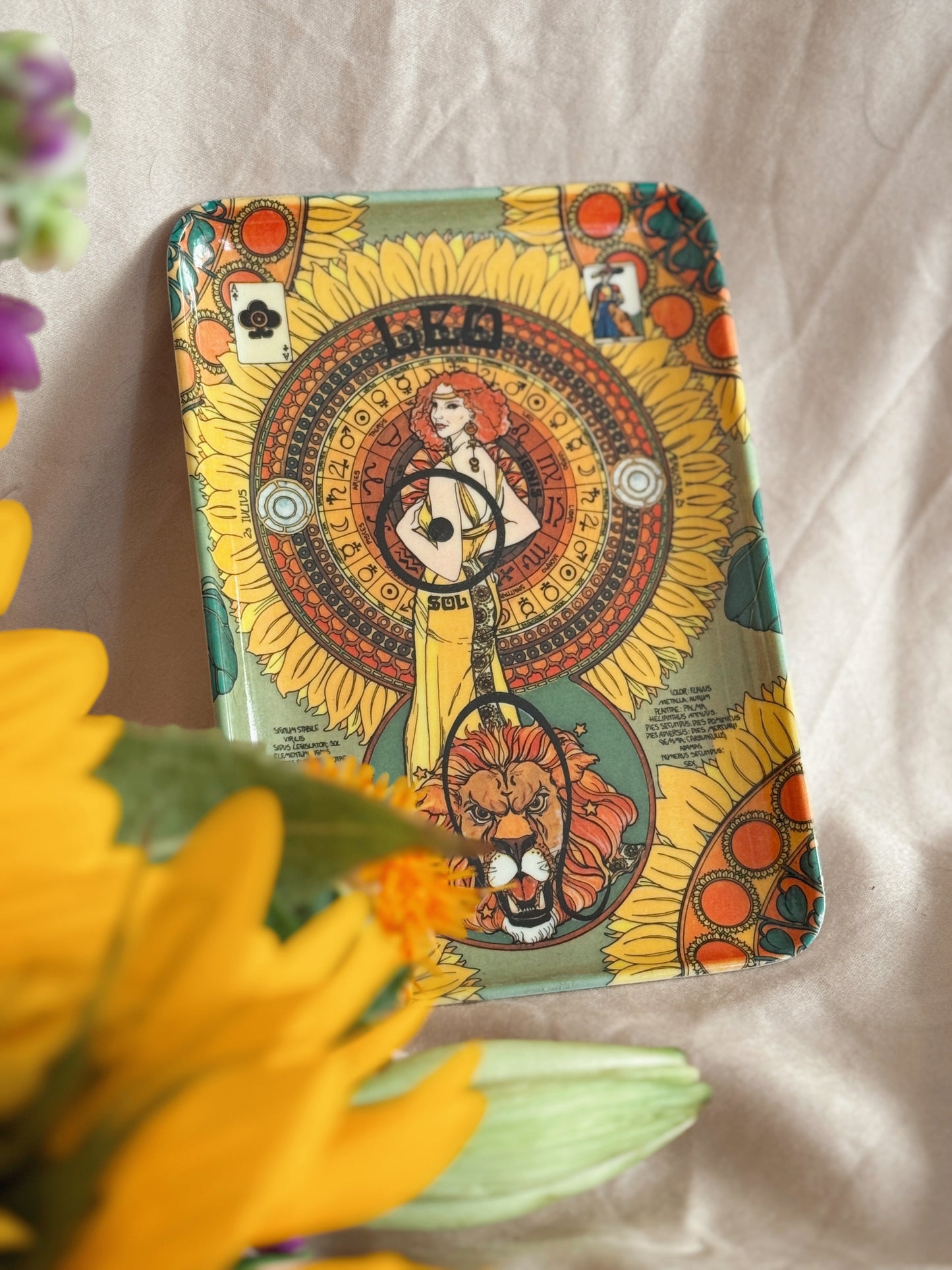 Vintage Leo Trinket Tray