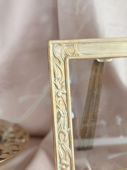 Vintage Brass Picture Frame
