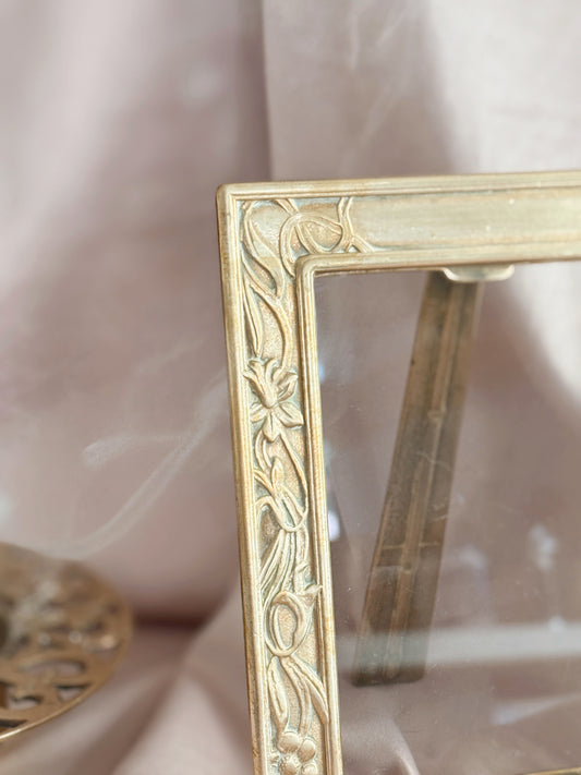 Vintage Brass Picture Frame