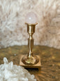 Vintage Brass Modernist Candlestick Holder