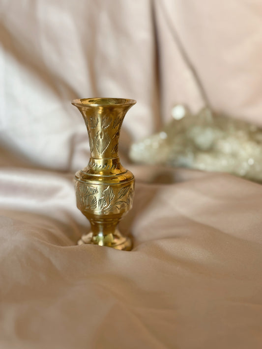 Vintage Brass Mini Bud Vase No.2
