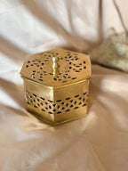 Vintage Brass Trinket Box