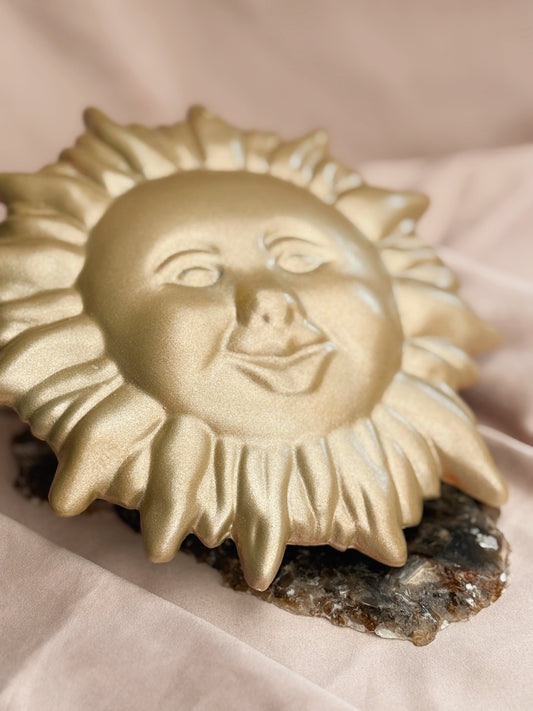Vintage Sun Wall Plaque