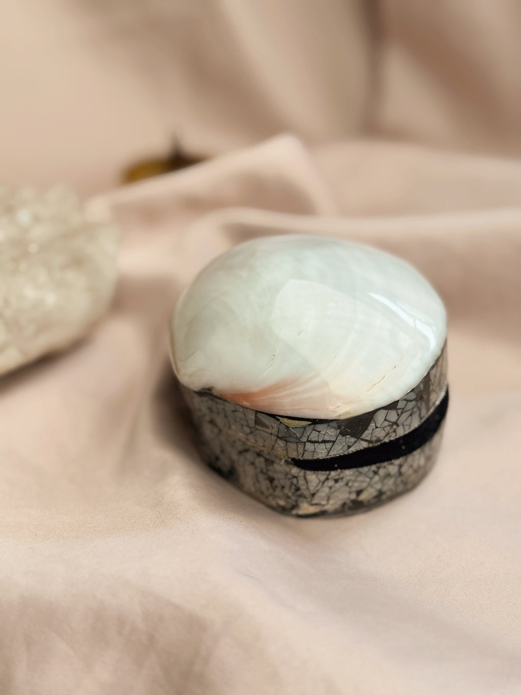 Vintage Shell Trinket Box