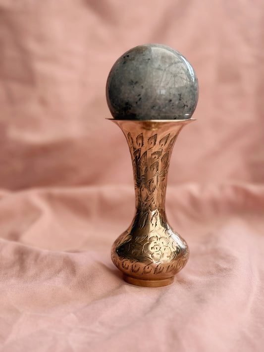 Vintage Brass Bud Vase