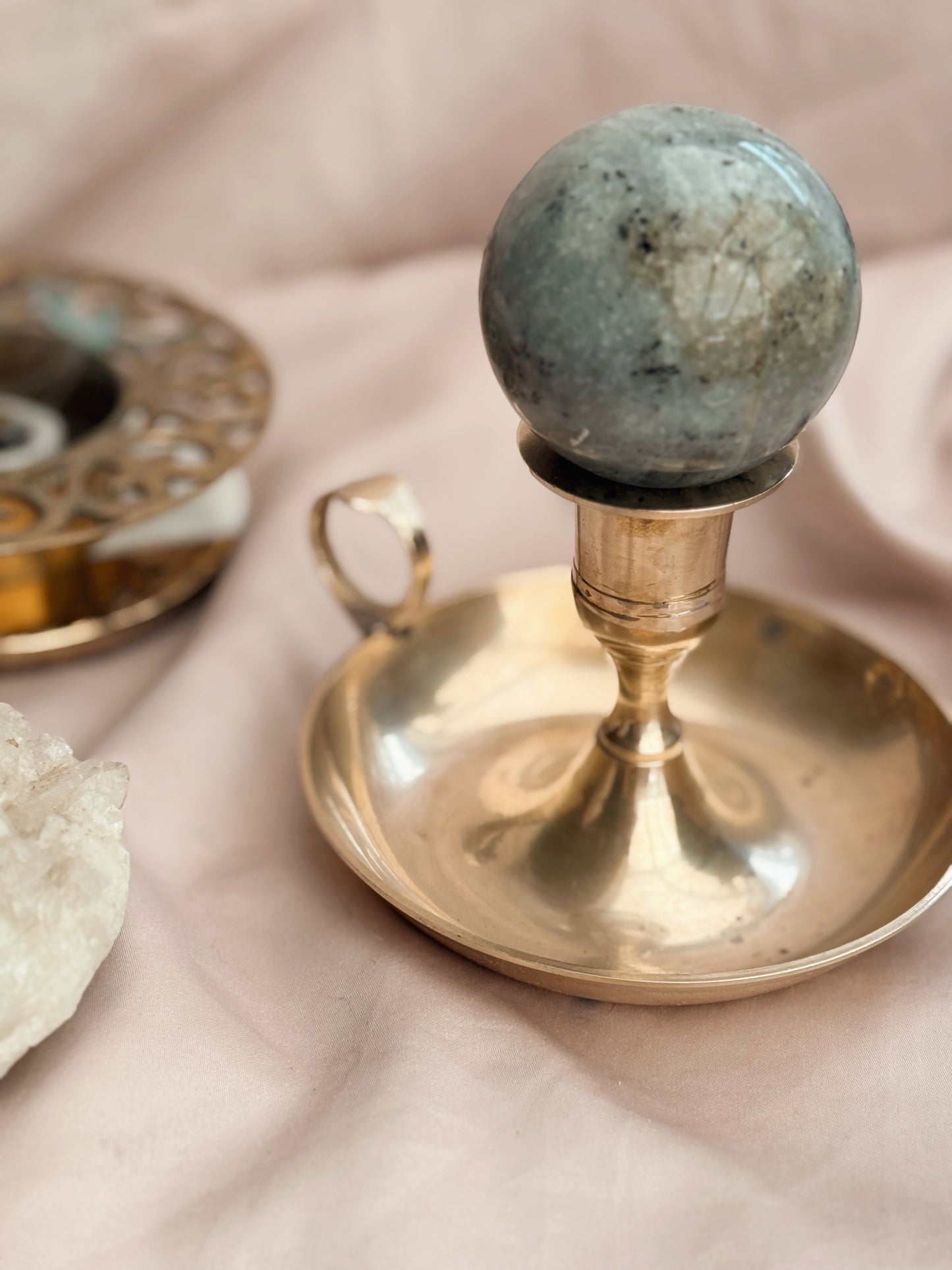 Vintage Brass Candlestick Holder