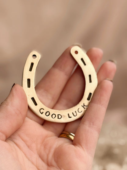 Vintage Brass Good Luck Horseshoe