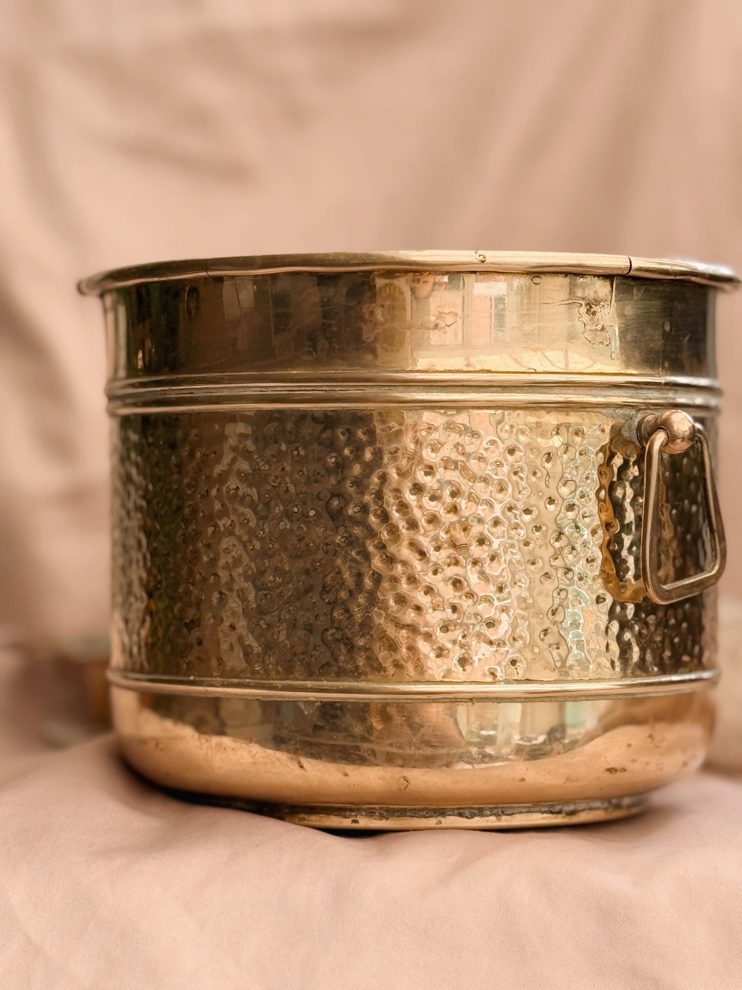 Vintage Large Brass Planter